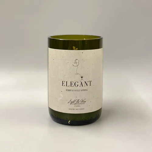 Light The Wine - Elegant Small Candle