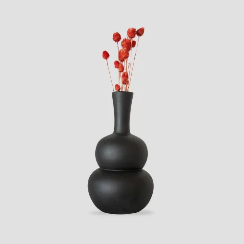 Six Zero - Le Bombe Double Curved Ceramic Vase