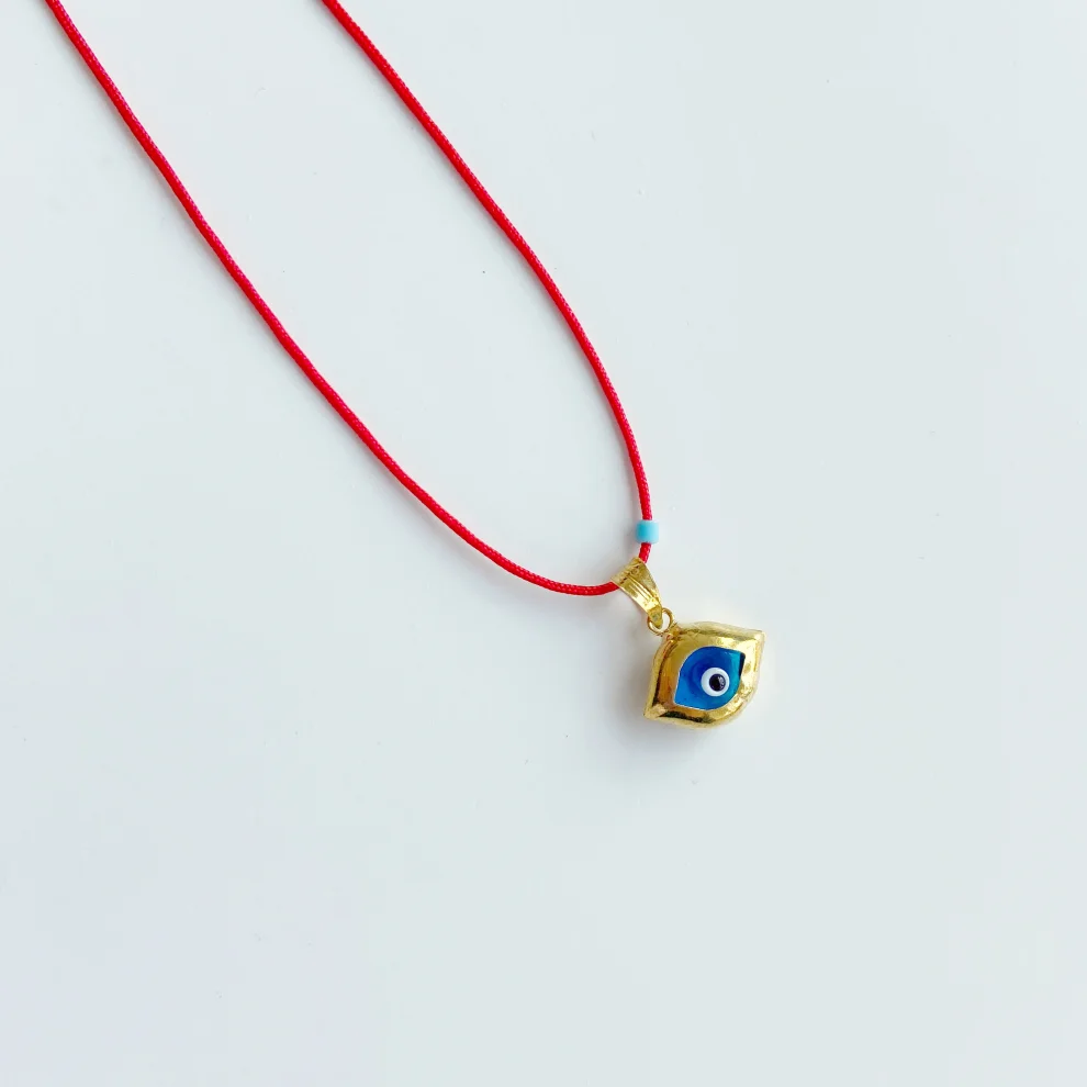 The Pheia - Vintage Evil Eye String Necklace