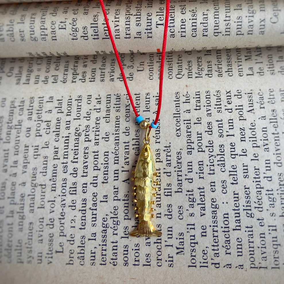 The Pheia - String Fish Necklace