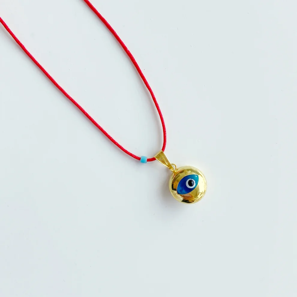 The Pheia - Evil Eye String Necklace