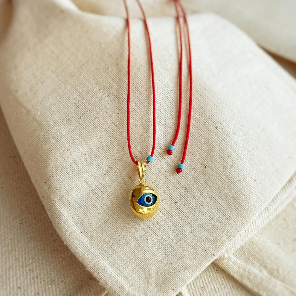 The Pheia - Evil Eye String Necklace