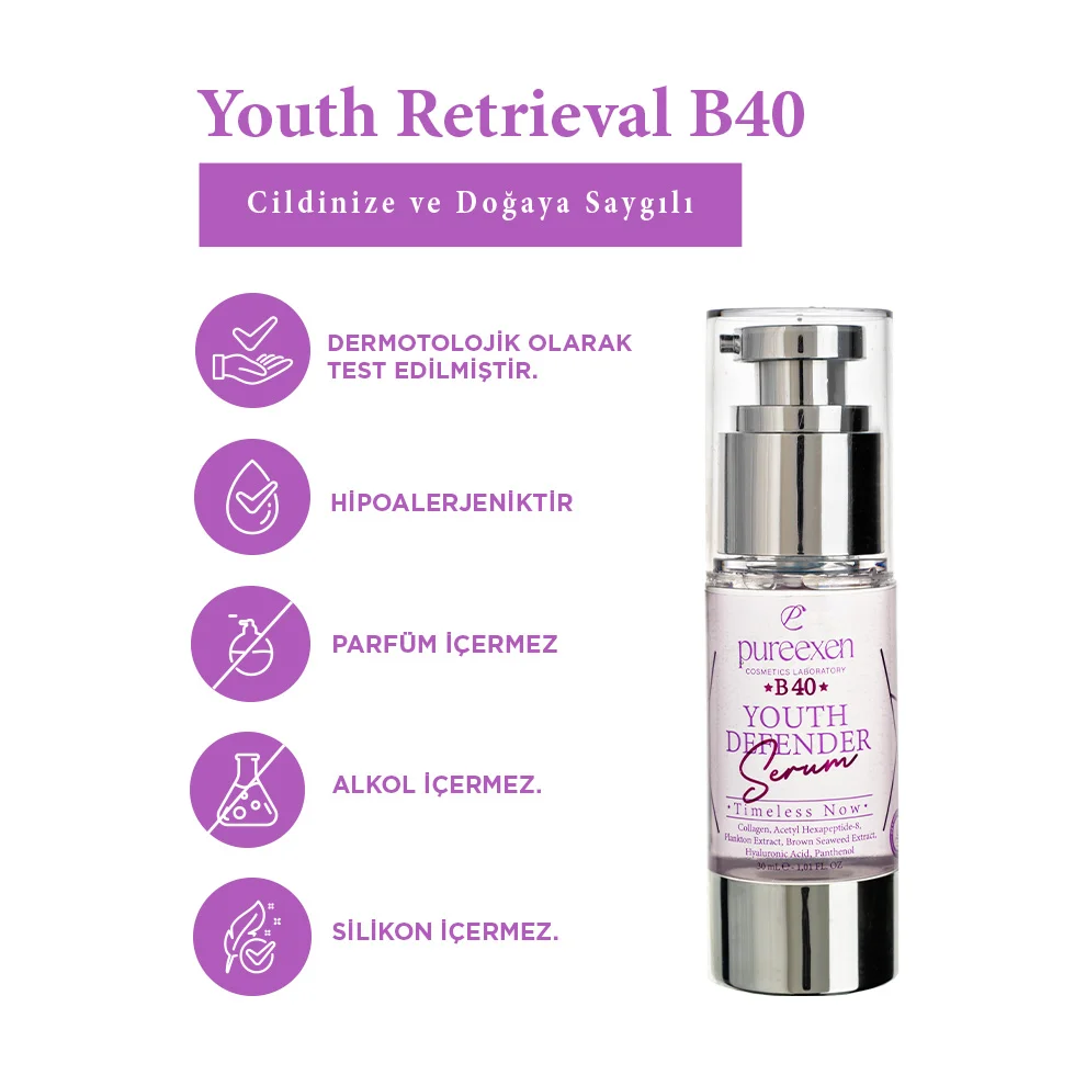 Pureexen Cosmetics - Laboratory Youth Defender B40 - Before 40