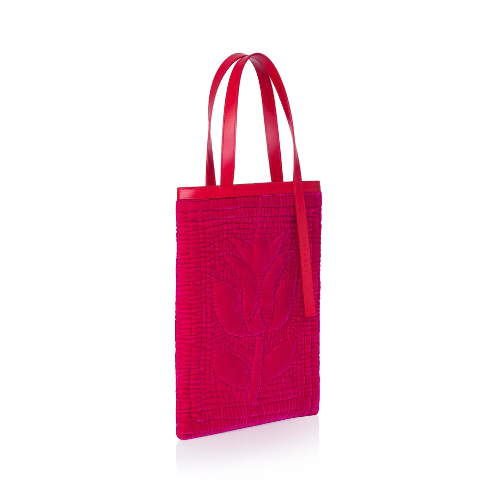 Atelier Melange - Şükran Tote Bag Silk Velvet