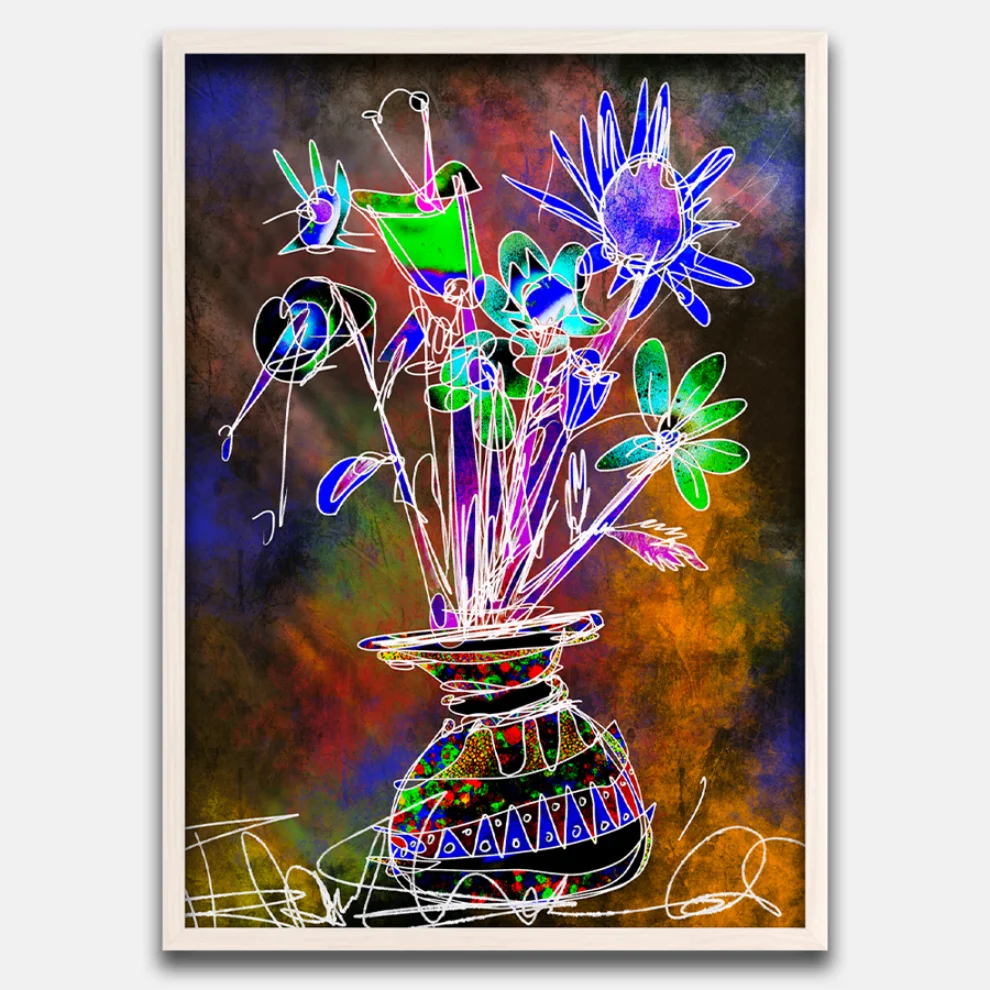 Birim Erol - A Vase For Love - Modern Love Community - Print