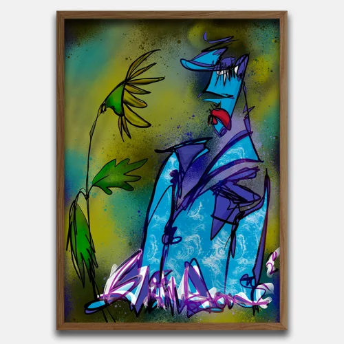 Birim Erol - I Am Thinking You - Modern Love Community - Print