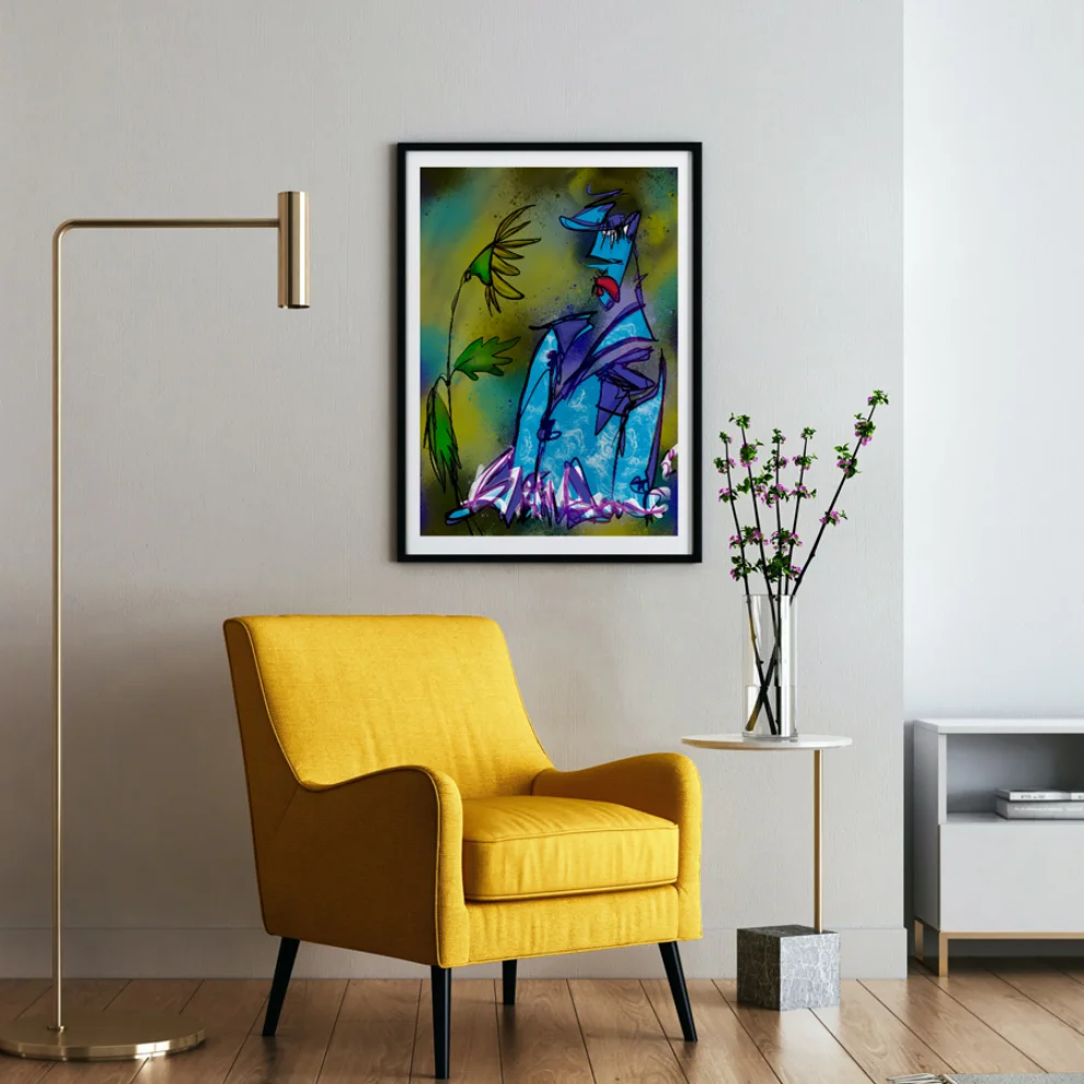 Birim Erol - I Am Thinking You - Modern Love Community - Print