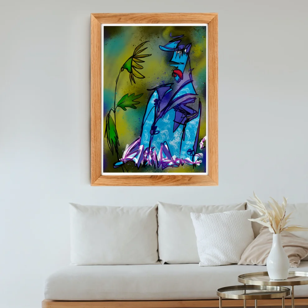 Birim Erol - I Am Thinking You - Modern Love Community - Print