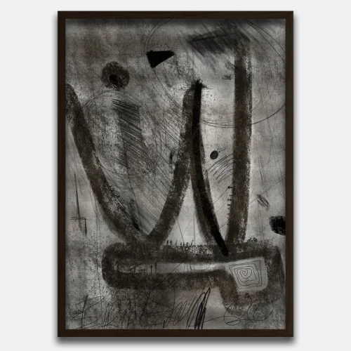 Birim Erol - Coal 1 - Abstract Collection - Print