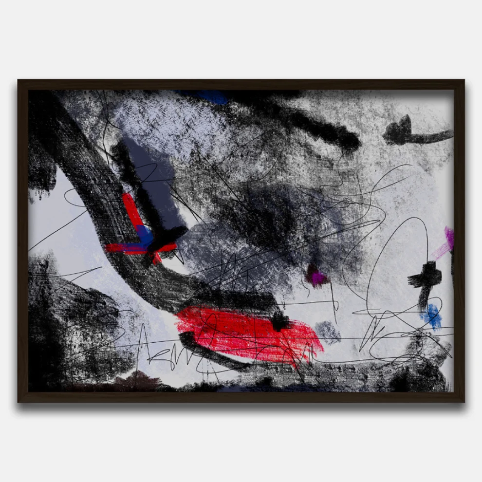 Birim Erol - Coal 2 - Abstract Collection - Baskı