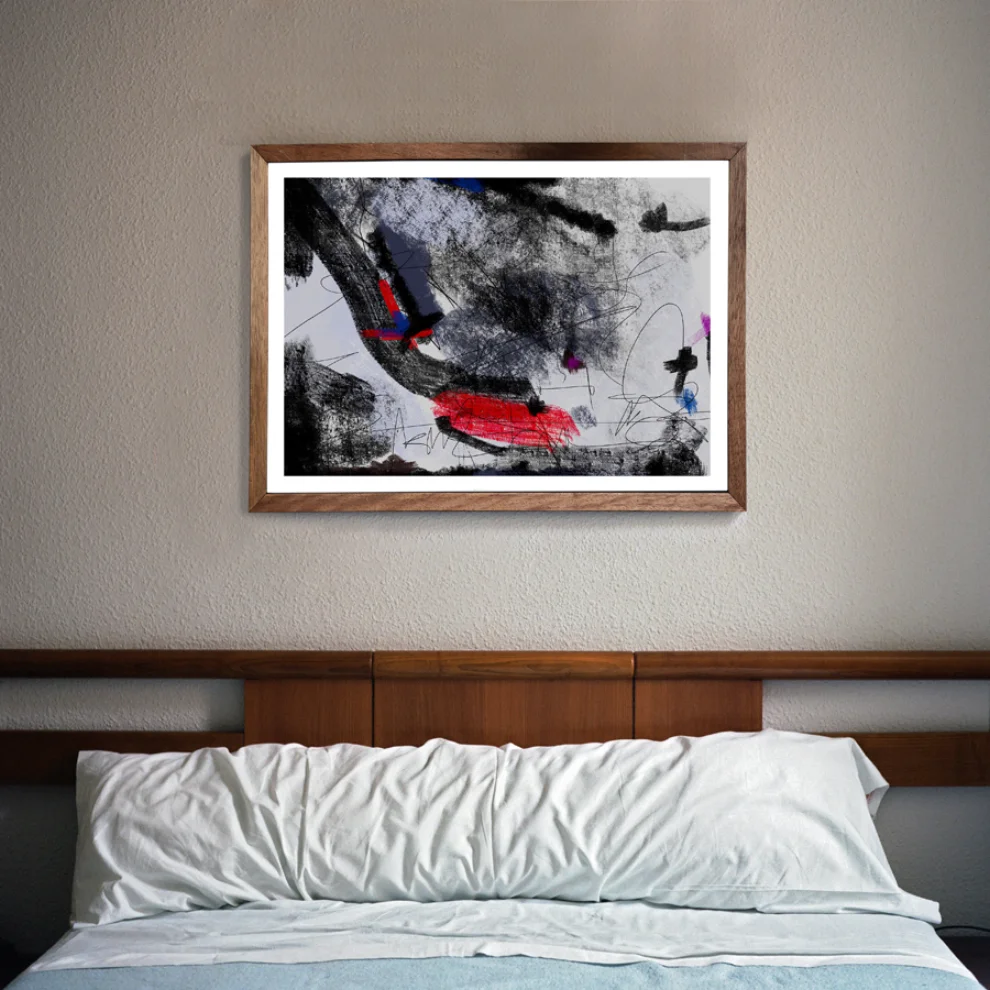 Birim Erol - Coal 2 - Abstract Collection - Print