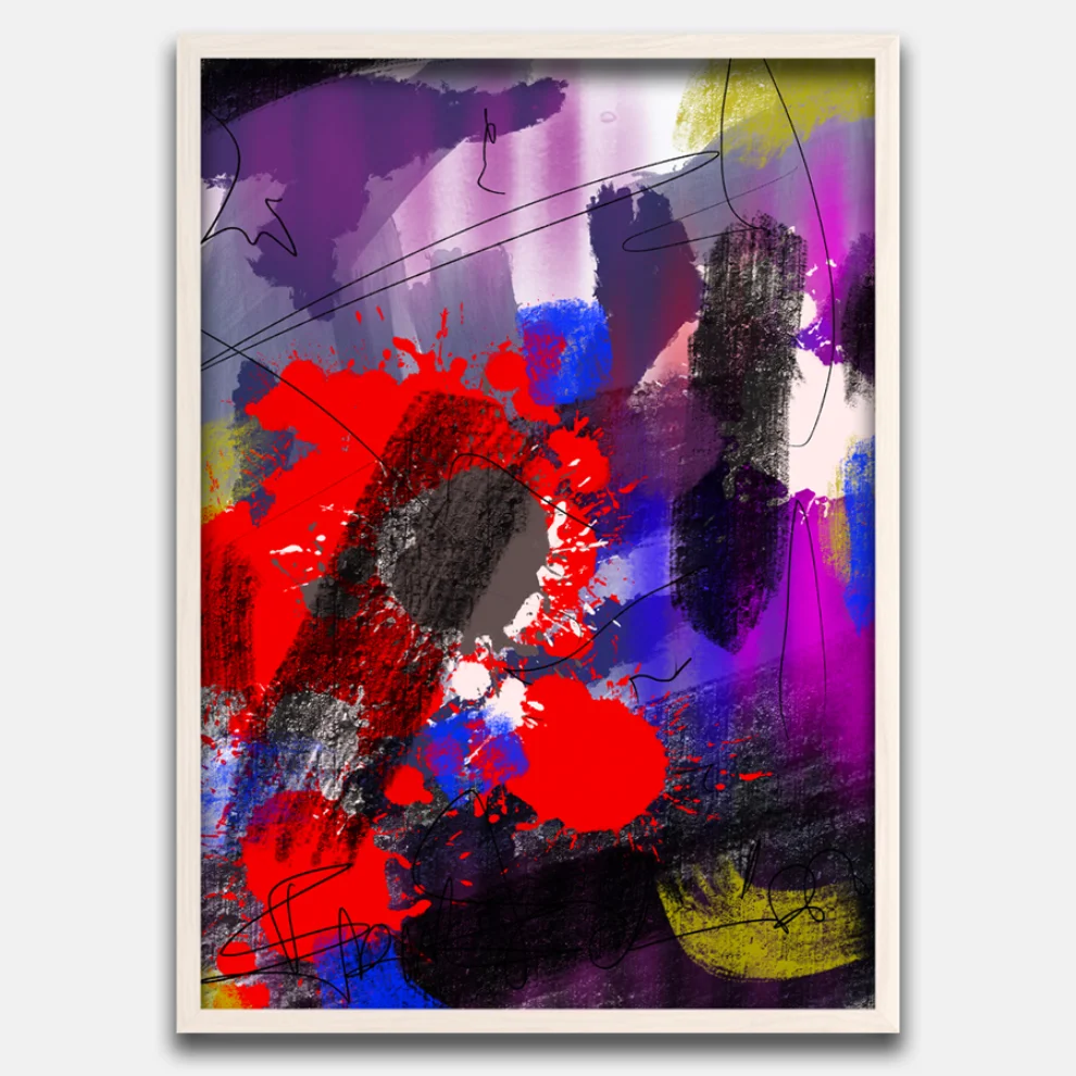 Birim Erol - Colourbloom 2 - Abstract Collection - Baskı