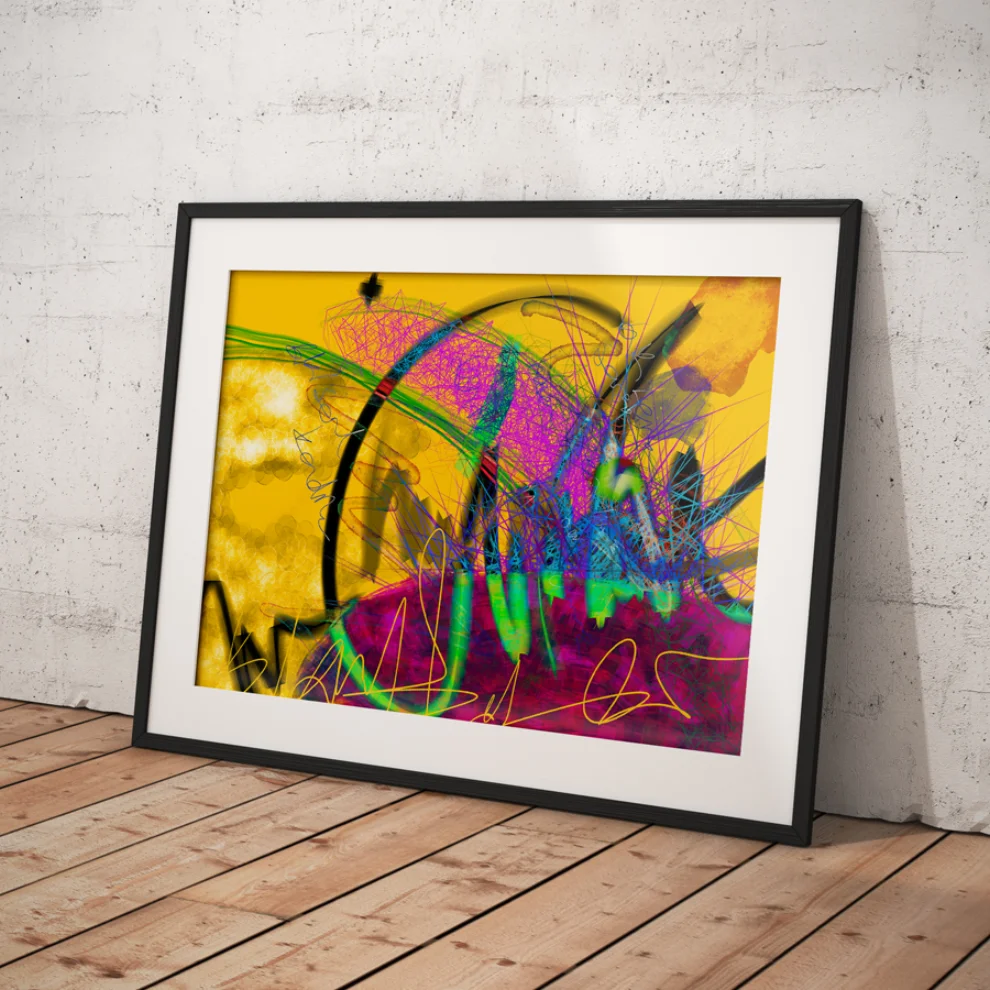 Birim Erol - Testing 3 - Abstract Collection - Print