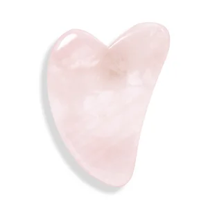 Pembe Kuvars Gua Sha Masaj Aleti | Klasik