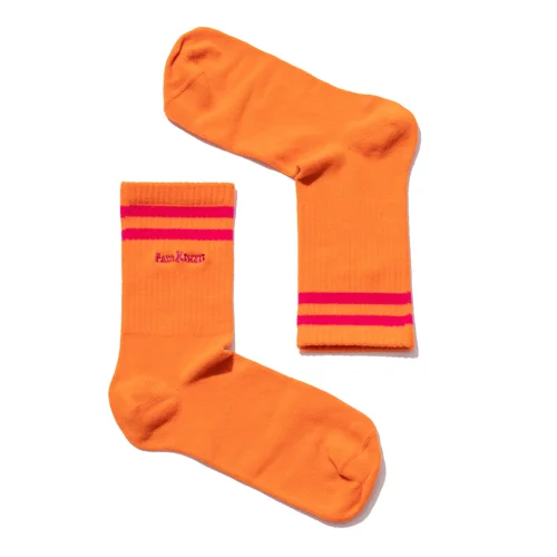 Paul Kenzie - Motley Socks Unisex Embroidered Long Tennis Socks - Rainbow -ıv