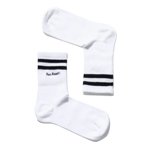 Paul Kenzie - Motley Socks Unisex Nakışlı Uzun Tenis Çorap - Zebra