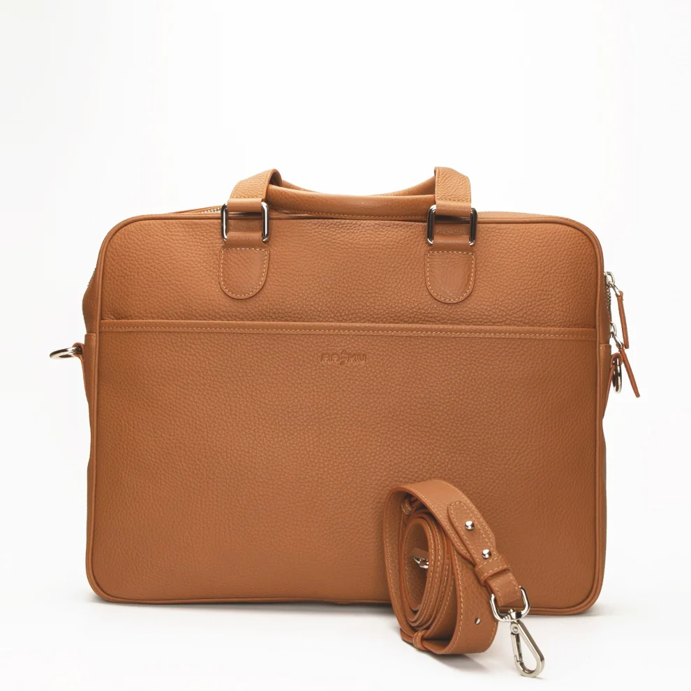 Raku Atelier - Leather Laptop Bag