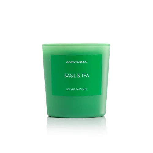Scentmega - Basil & Tea Candle