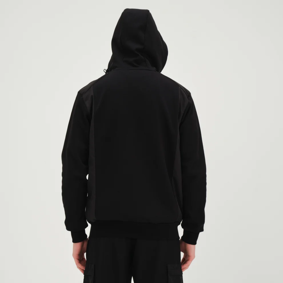 Tbasic - Flexi Pocket Full-zip Sweatshirt