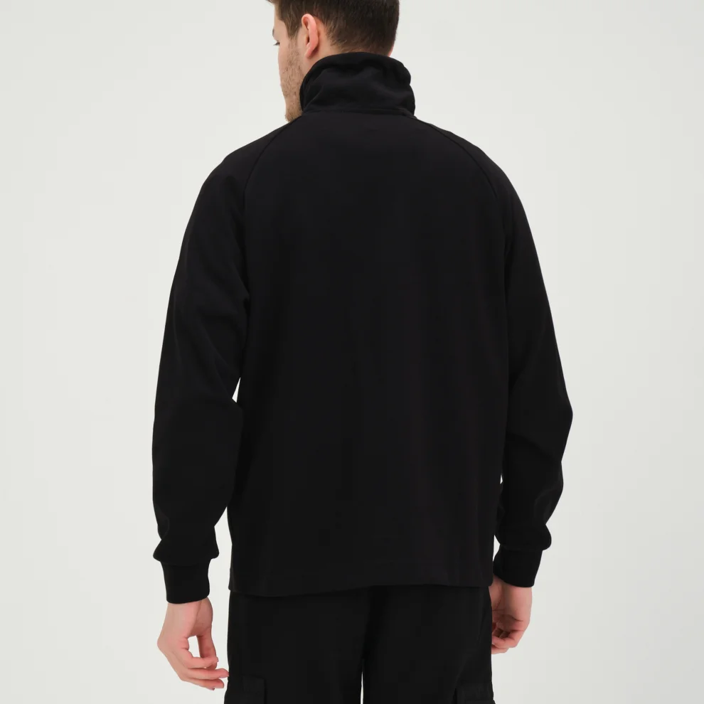 Tbasic - Half-zip Relaxed Sweatshirt