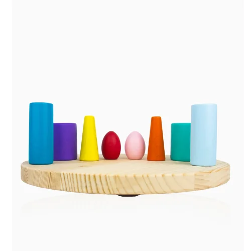 The Babylish - Wooden Balance Board Toys Set