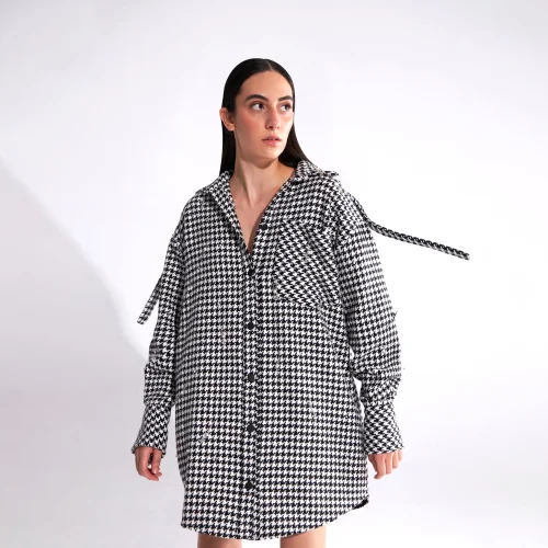 Crescent Line - Pearlon Shirt Dress