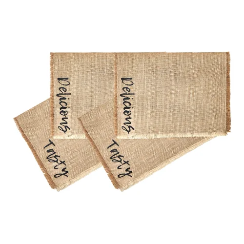 MELINO HOME - Tasty - Delicious 4 Piece Jute Placemat
