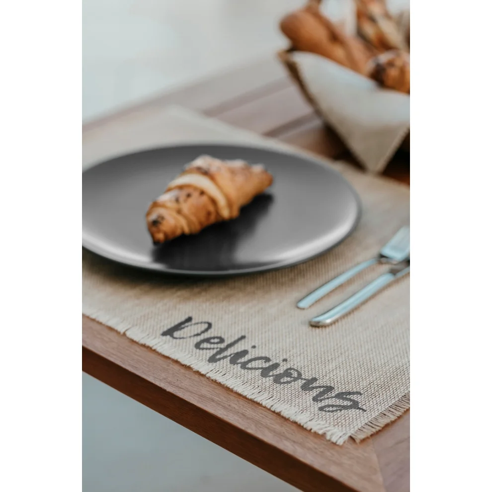 MELINO HOME - Tasty - Delicious 6-piece Jute Placemat