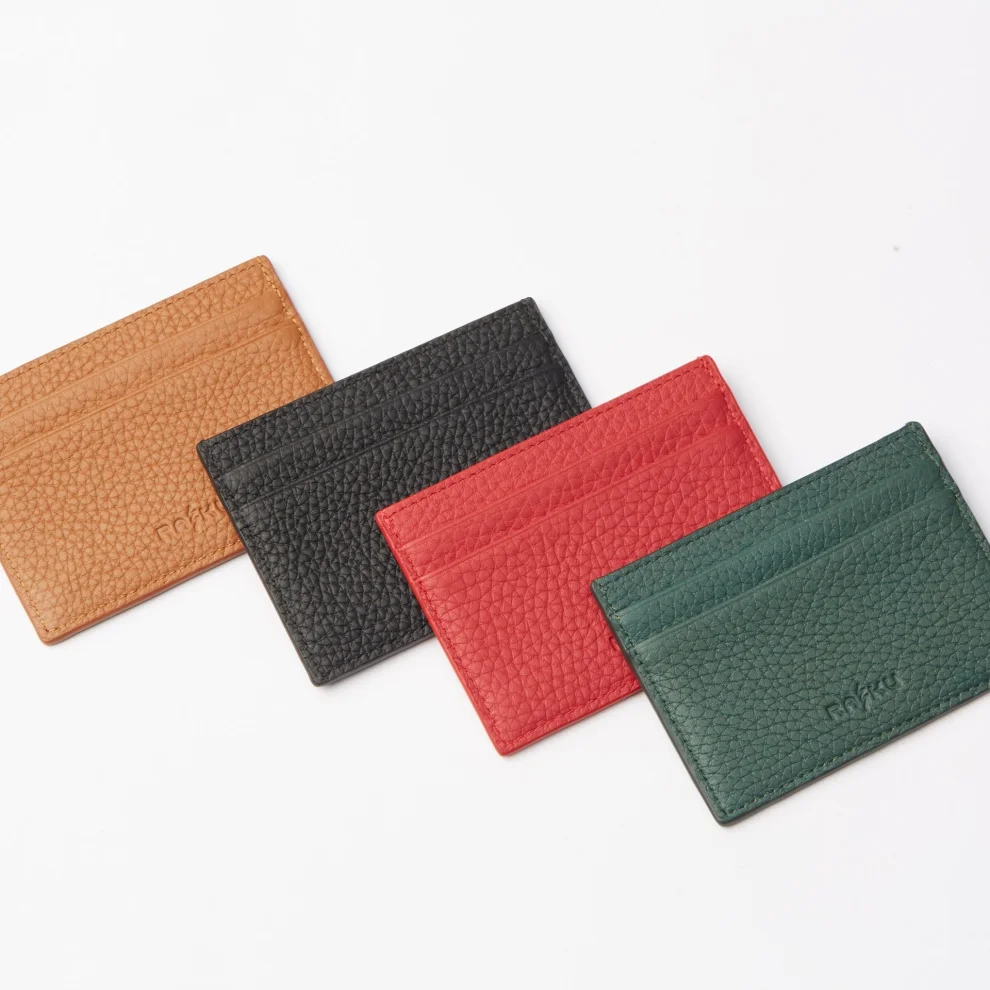 Raku Atelier - Leather Card Holder