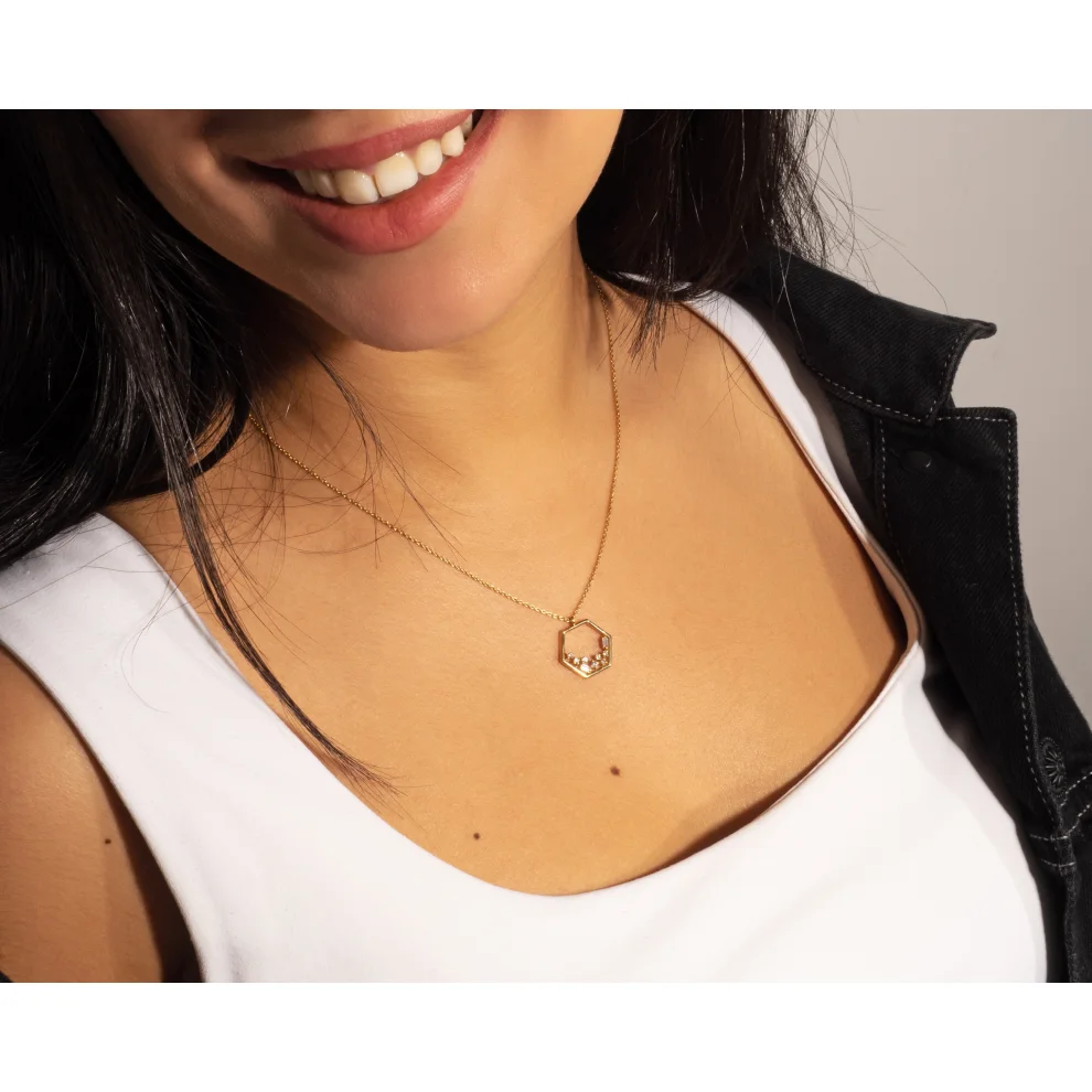 Cult & Glint - In Hexagon Necklace