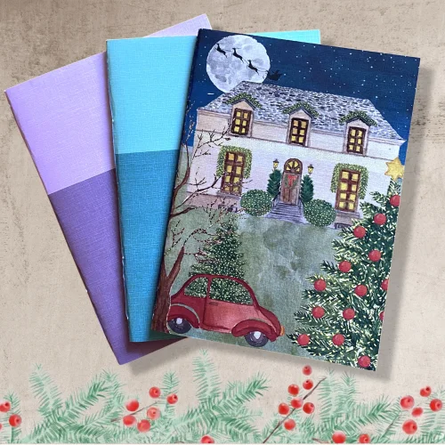 Piece Design London - Christmas Notebook Set Of 3