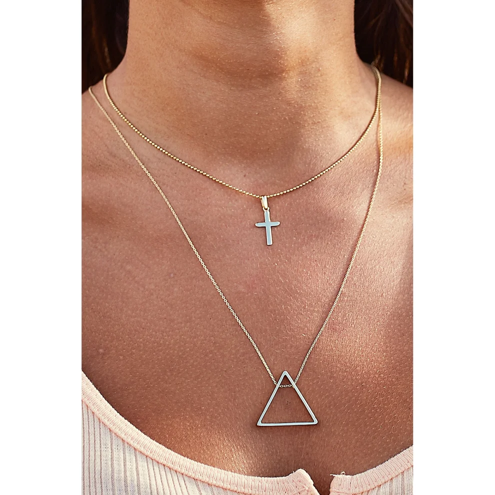 Cult & Glint - Small Cross Necklace