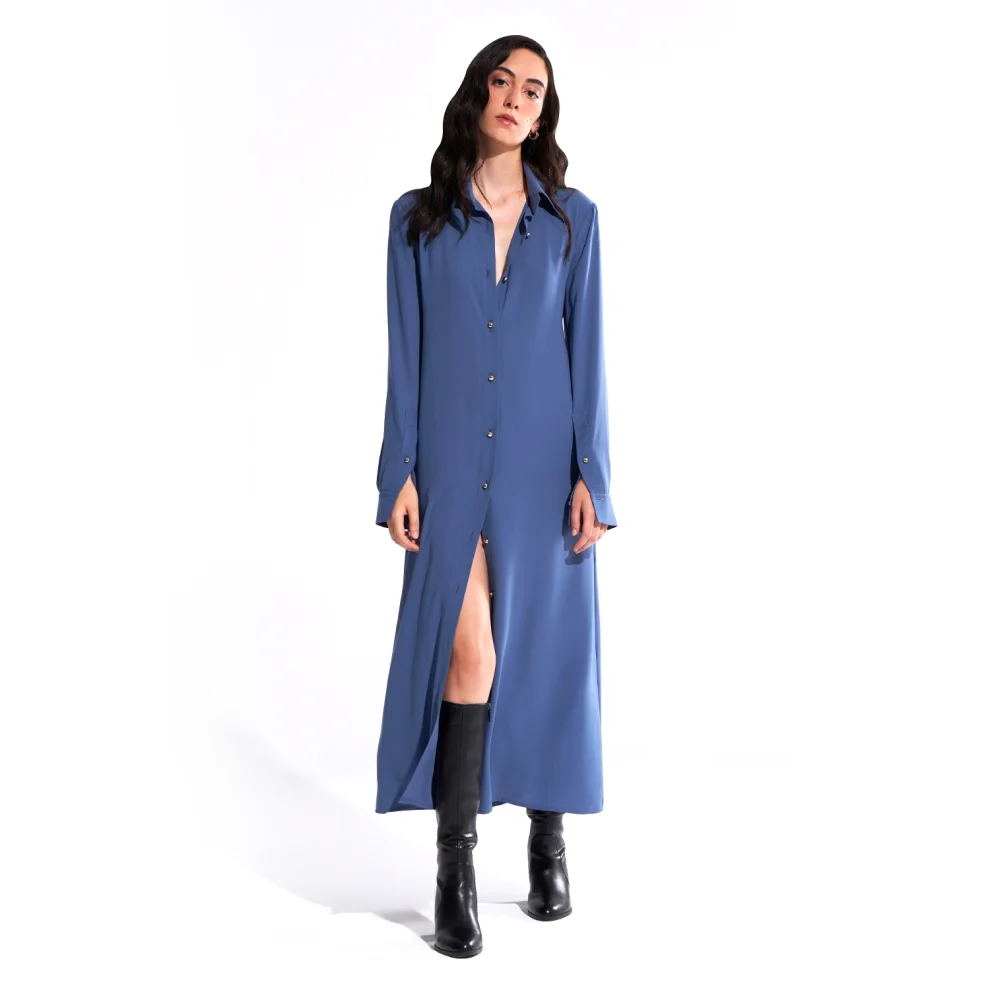 Crescent Line - Tide Shirt Dress