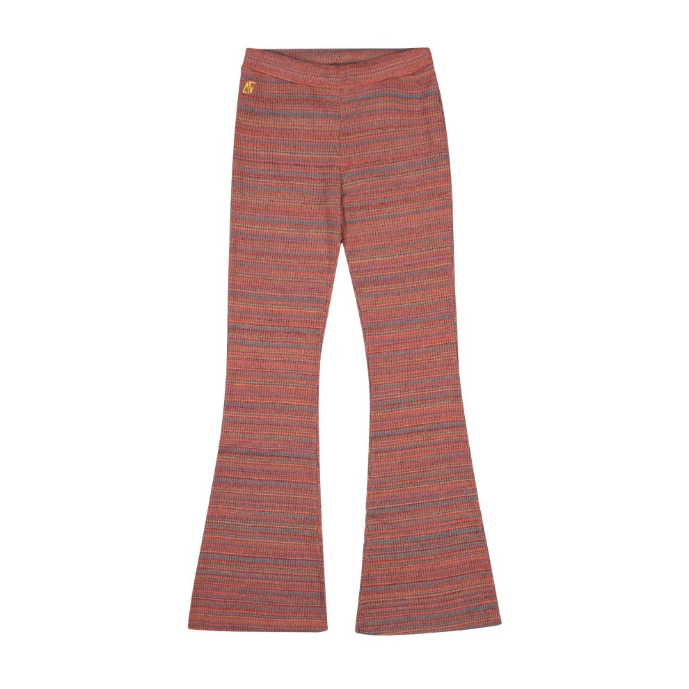 Bassigue - Rainbow Knit Flare Eşofman Altı
