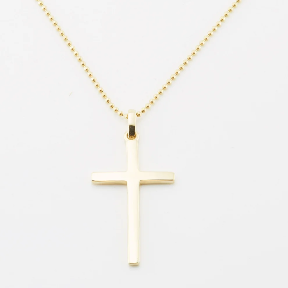 Cult & Glint - Big Cross Necklace