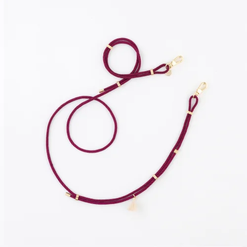 zoey design - Gold Detailed Phone Strap
