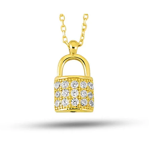 Lidya Dilmener - Lock Gold Pendant