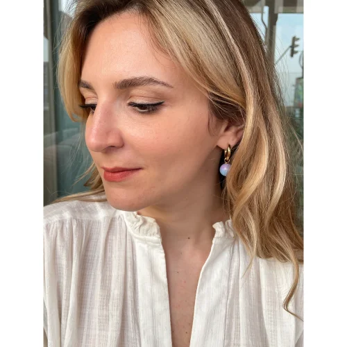 Pierre Violette - Aurora Jade Quartz Earring