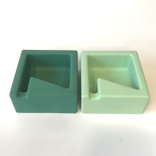 Studio Ays - Concrete Ashtray Set Of 2