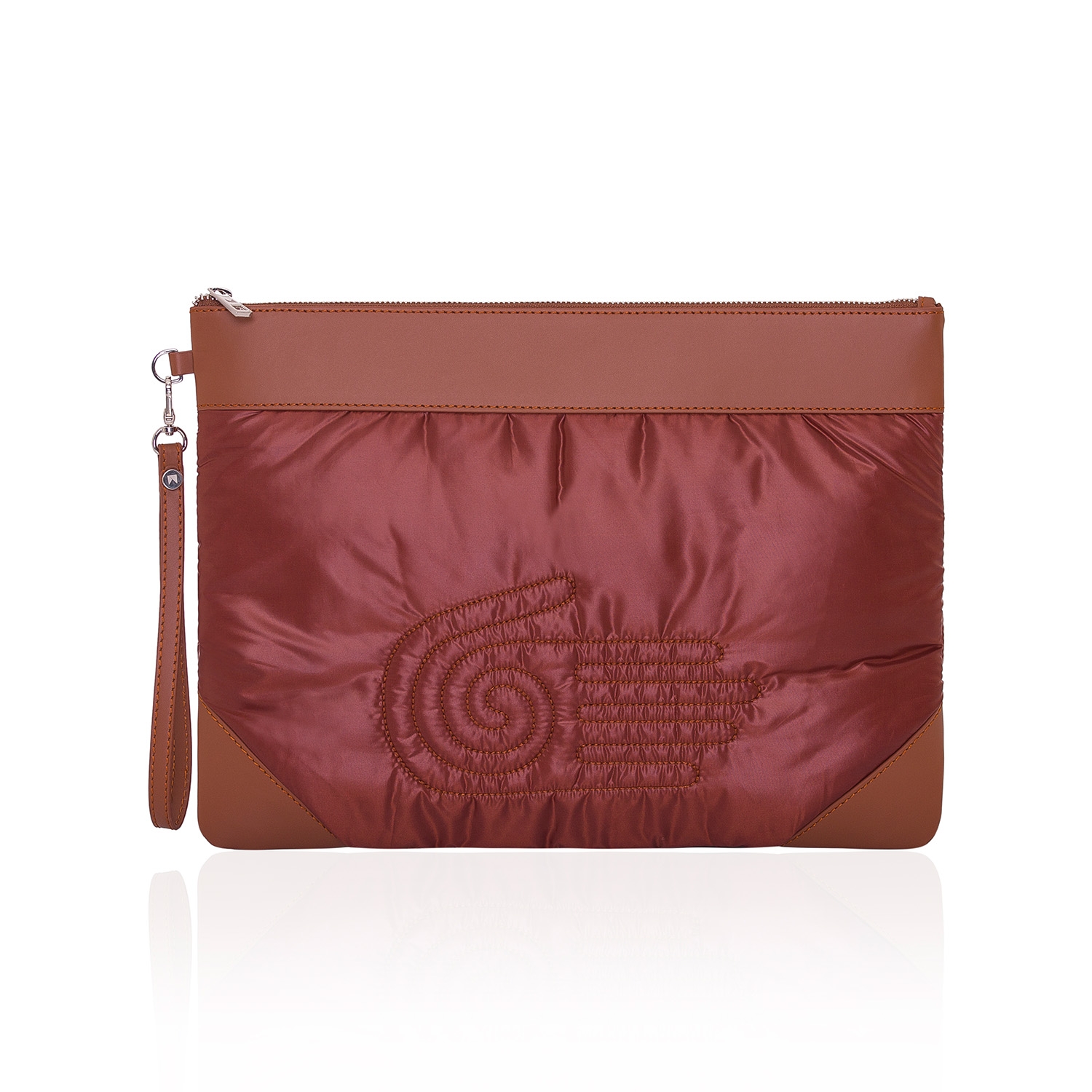 Healing Hand Puffer Clutch Bag