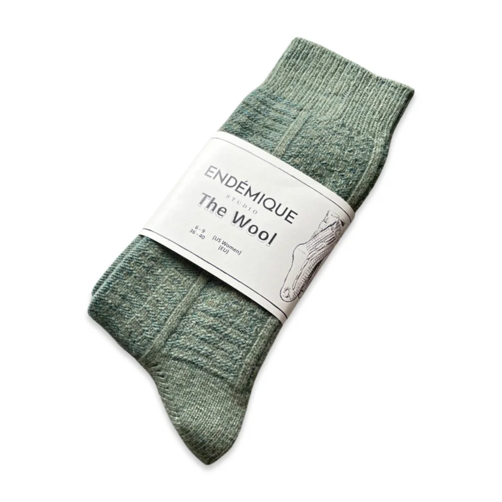 Endemique Studio - The Wool Fern Socks