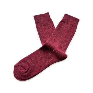 The Wool Plain Grape Çorap