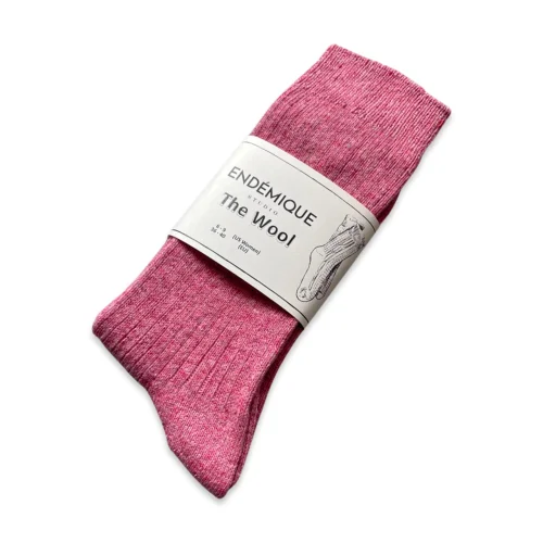 Endemique Studio - The Wool Vl Bubblegum Socks