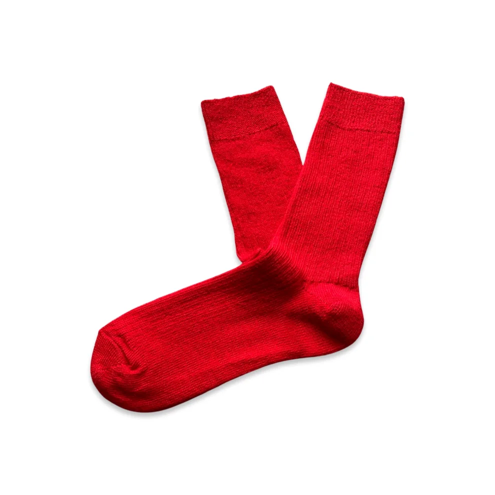 Endemique Studio - The Wool Vl Candy Apple Socks