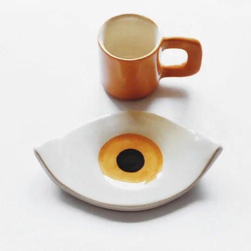 Lattuga Ceramics - Eye Turkish Coffee Cup