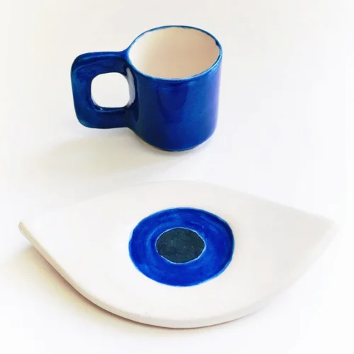 Lattuga Ceramics - Eye Turkish Coffee Cup