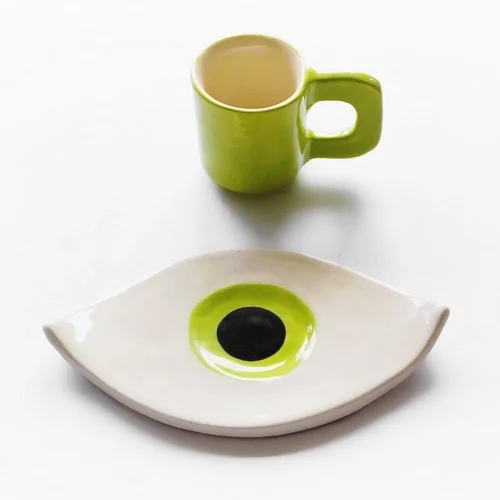 Lattuga Ceramics - Eye Turkish Coffee Cup
