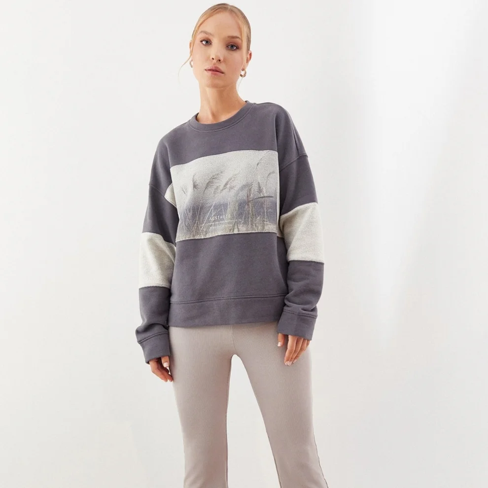 Auric - Reverse Printed Sweatshirt