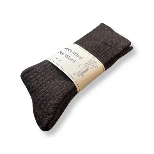 Endemique Studio - The Wool Vl Brown Socks