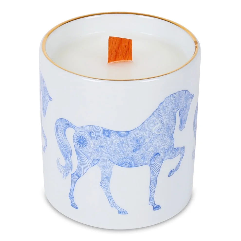 Some Home İstanbul - Horse Luck  Collection Blue Mum